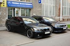BMW 550i с тюнингом Hamann и капотом Vorsteiner