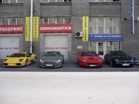 фото Lamborghini, Aston Martin, Ferrari, Maserati у тюнинг центра lkw-neva